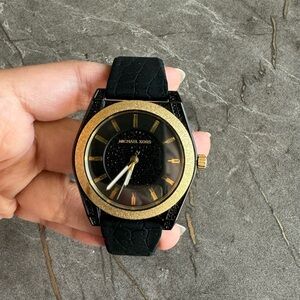 Michael Kors Black Pavé Watch